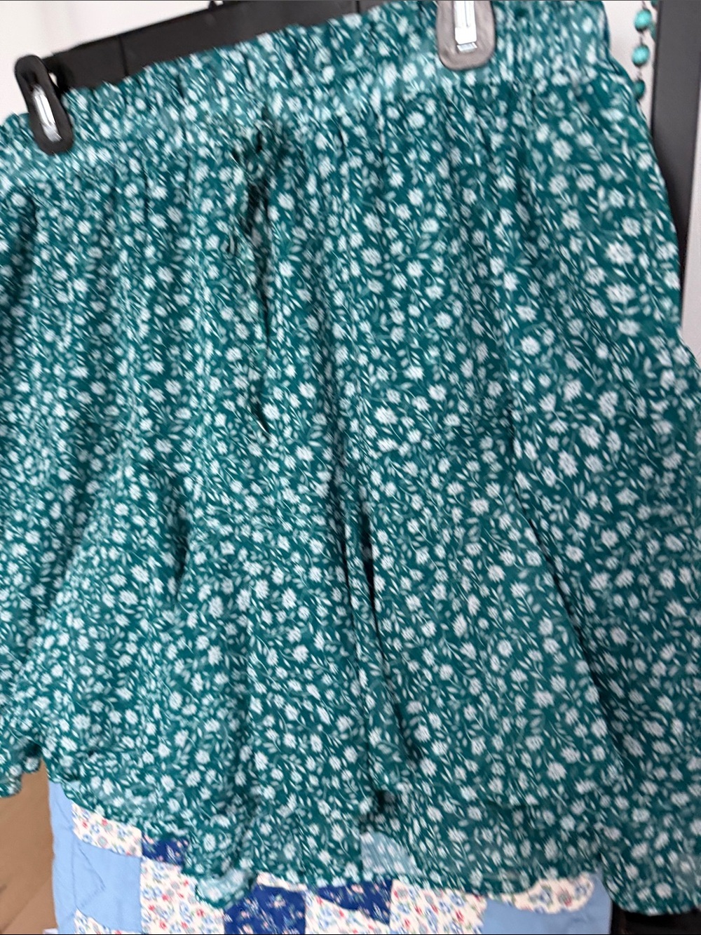 Amazon Women's Teal Floral Skort